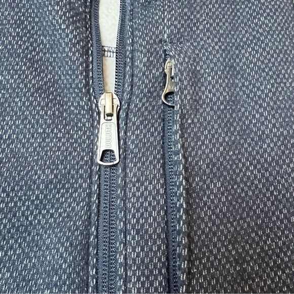 Duluth Trading Mens Threshold Fleece Vest Navy Blue Half Zip Sz L Tall - Picture 4 of 7